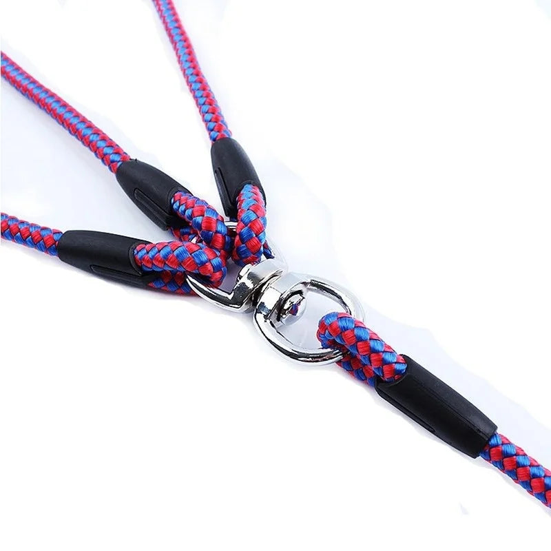 3 Way No-Tangle Triple Couple Pet Dog Walking Leash