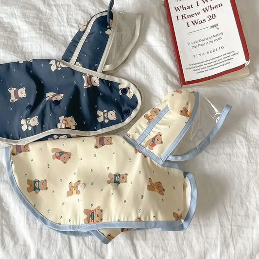 Rain Coat Waterproof with Harness for Pet