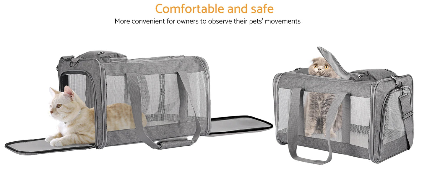 Airline Pet Carrier Soft Travel Bag