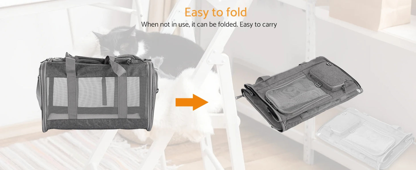 Airline Pet Carrier Soft Travel Bag