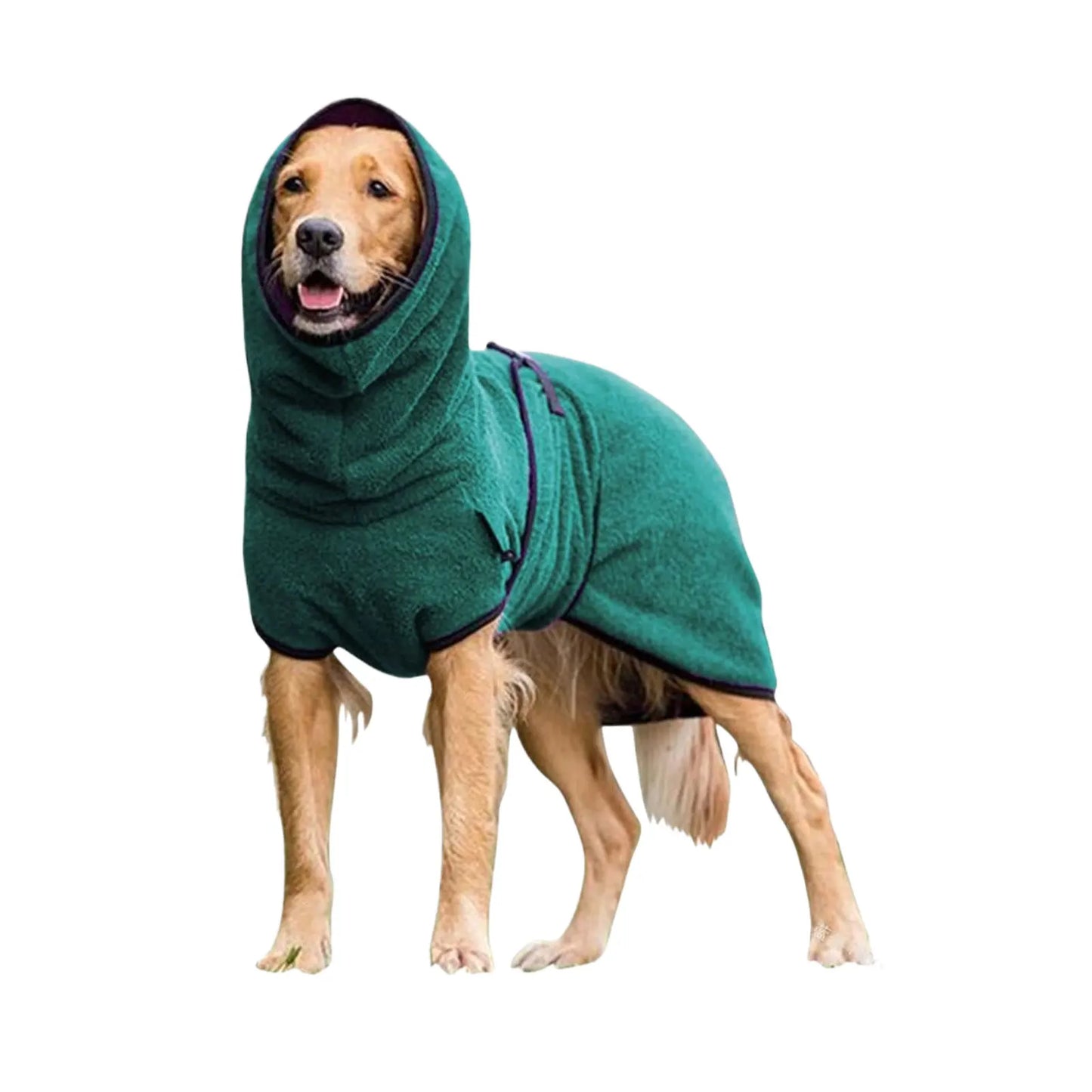 Skin and Soft Dog Bathrobe Towel With Hoodies
