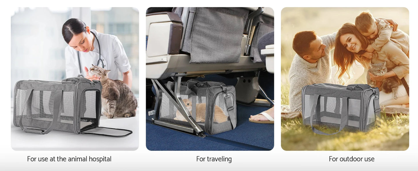 Airline Pet Carrier Soft Travel Bag